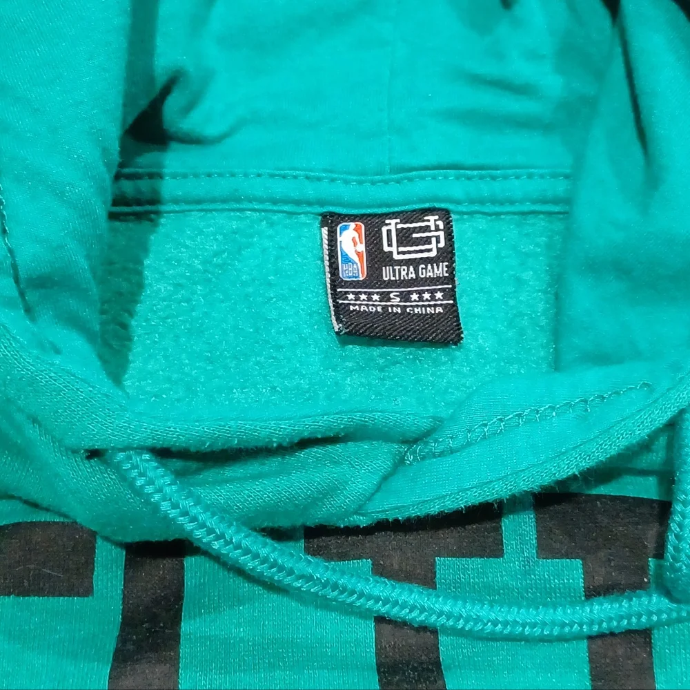 Boston Celtics Green Hoodie Mens Size S - Picture 8 of 8